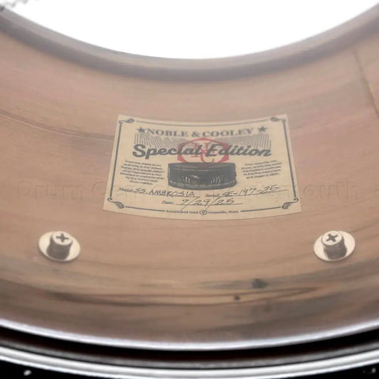Noble & Cooley Special Edition Solid Shell Ambrosia Maple Snare Drum 14x8 - Drum Center Of Portsmouth