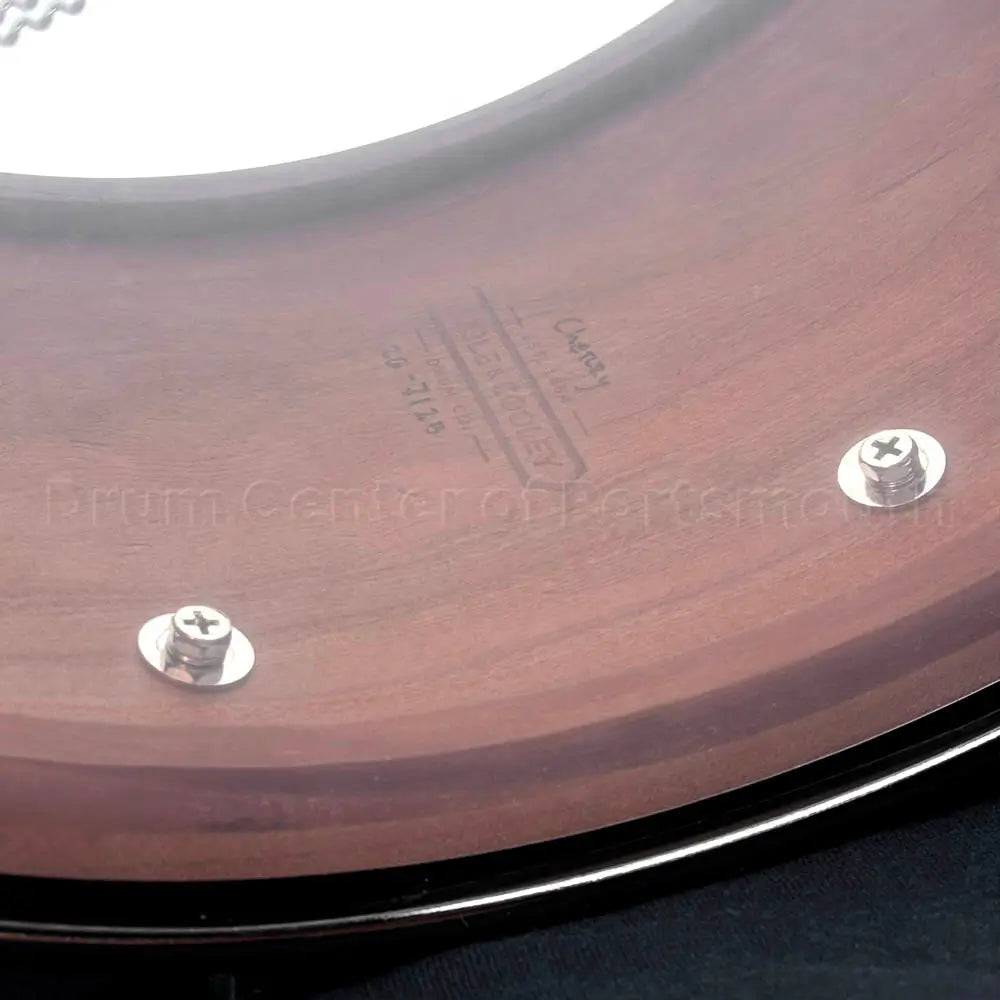 Noble & Cooley Solid Shell Classic Cherry Snare Drum 14x7 w/Fractal Pattern - Drum Center Of Portsmouth