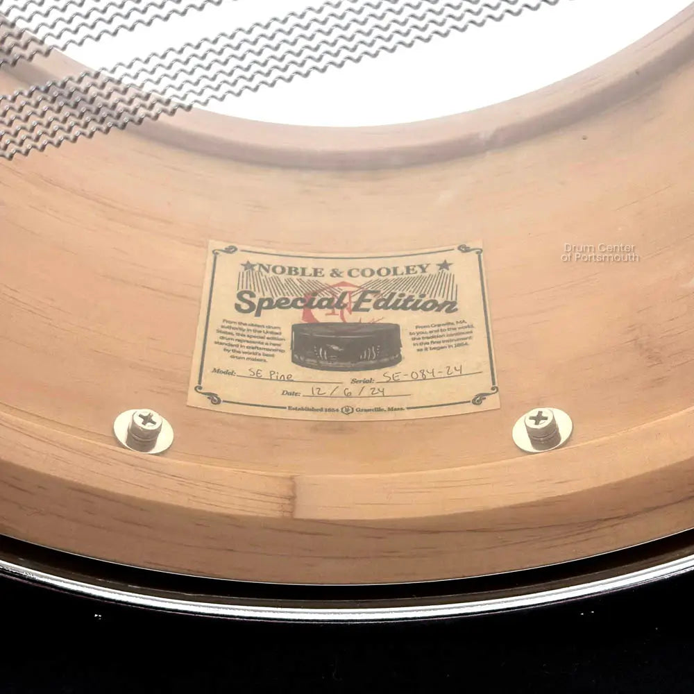 Noble & Cooley Solid Shell Classic Limited Edition Pine Snare Drum 14x8 - Drum Center Of Portsmouth