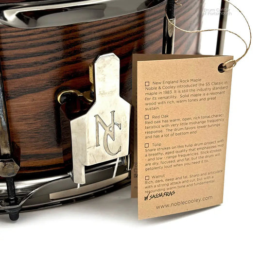 Noble & Cooley Solid Shell Classic Special Edition Sassafras Snare Drum 14x6 - Drum Center Of Portsmouth