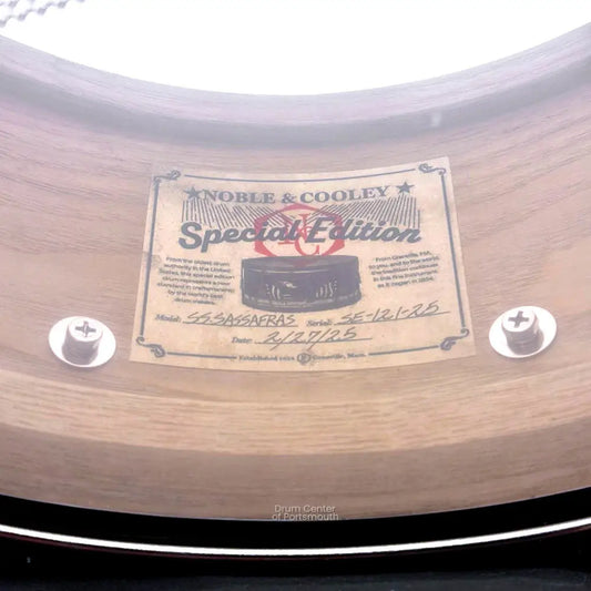 Noble & Cooley Solid Shell Classic Special Edition Sassafras Snare Drum 14x6 - Drum Center Of Portsmouth