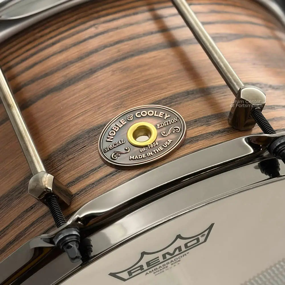 Noble & Cooley Solid Shell Classic Special Edition Sassafras Snare Drum 14x7 - Drum Center Of Portsmouth