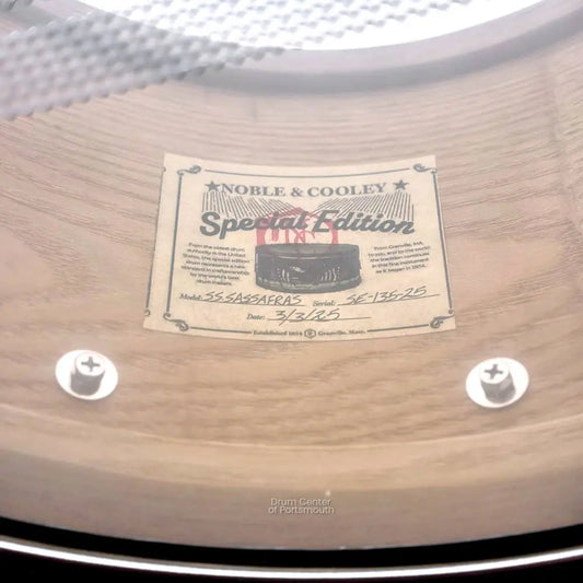 Noble & Cooley Solid Shell Classic Special Edition Sassafras Snare Drum 14x8 - Drum Center Of Portsmouth