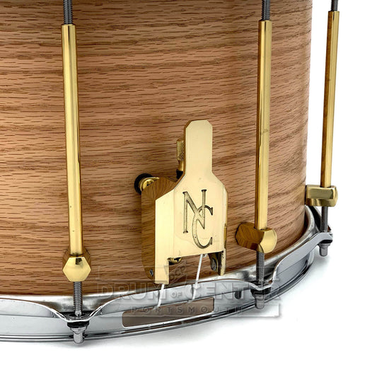 Noble & Cooley Solid Shell Classic Oak Snare Drum 14x8 Natural Oil - Drum Center Of Portsmouth