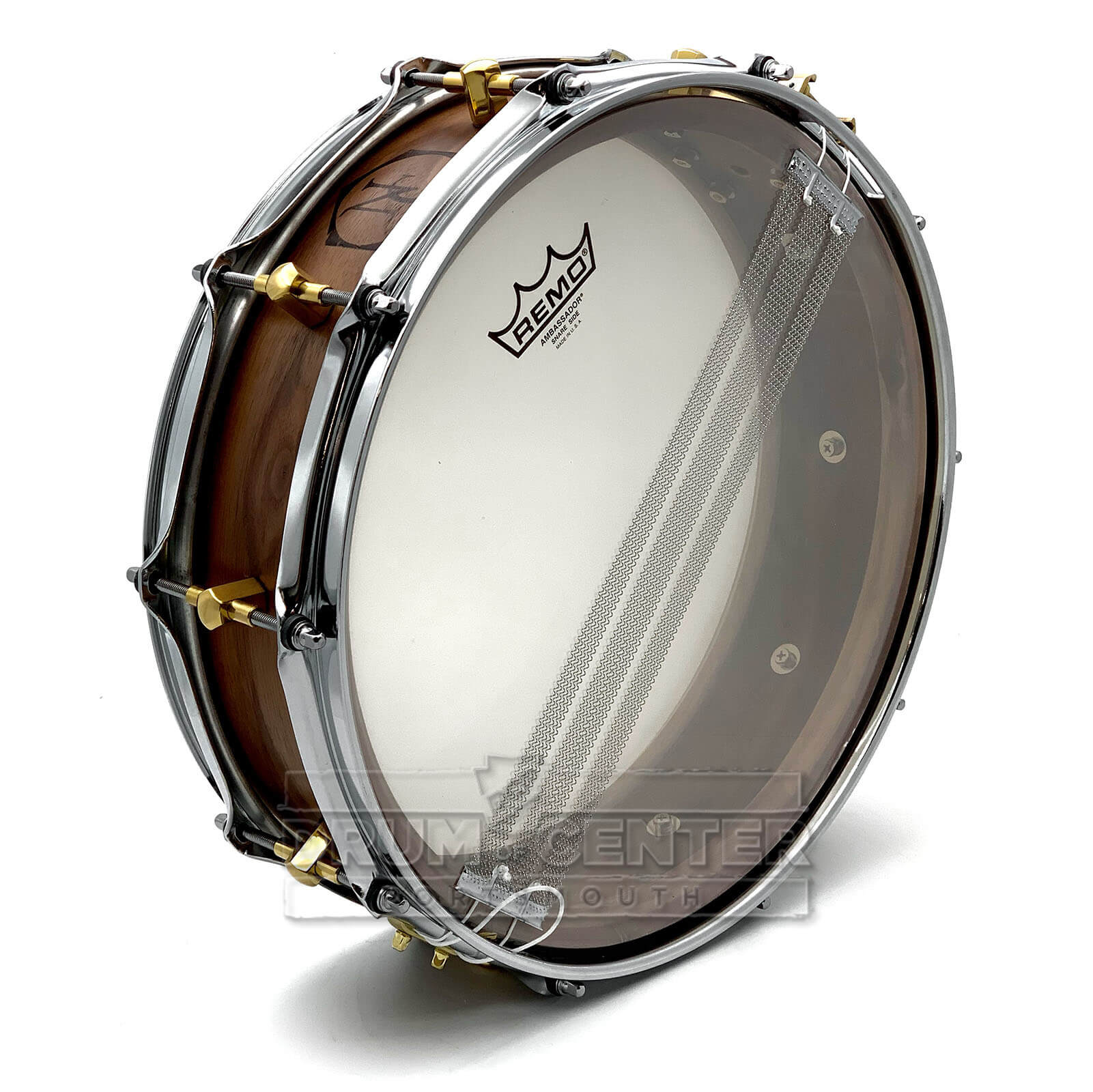 Noble & Cooley Solid Shell Classic Walnut Snare Drum 14x3 7/8 Natural Oil - Drum Center Of Portsmouth