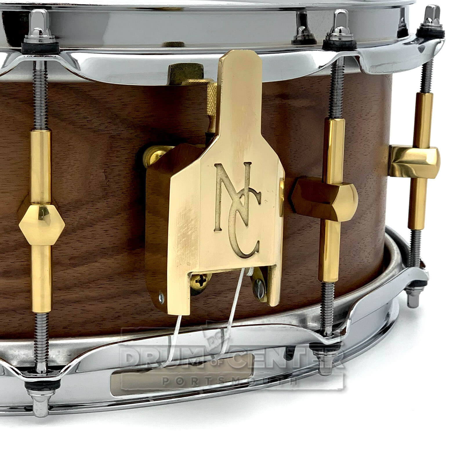 Noble & Cooley Solid Shell Classic Walnut Snare Drum 14x5 Natural Oil - Drum Center Of Portsmouth