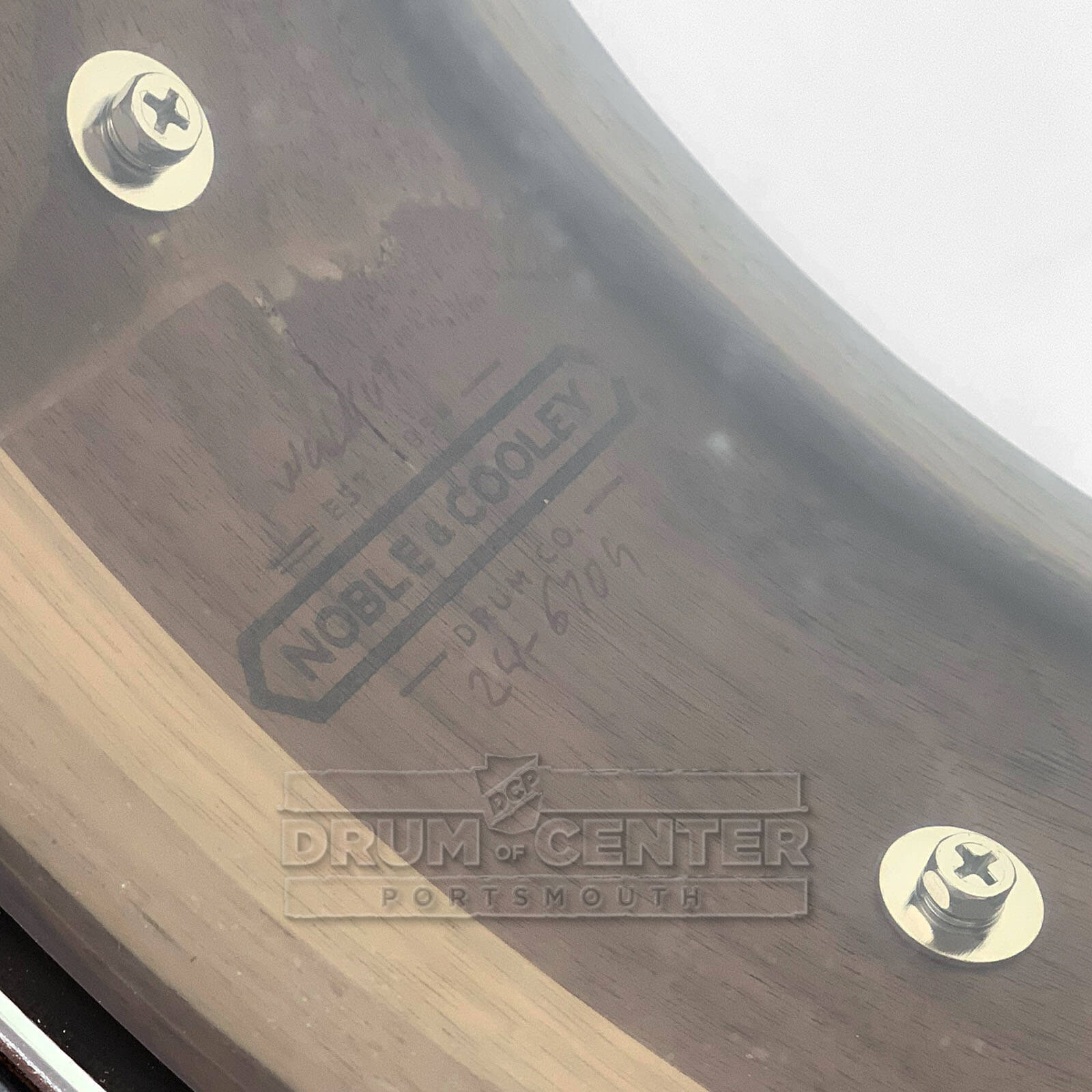 Noble & Cooley Solid Shell Classic Walnut Snare Drum 14x5 Natural Oil - Drum Center Of Portsmouth