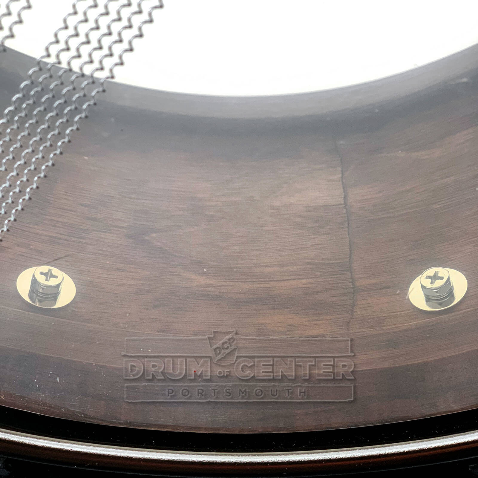 Noble & Cooley Solid Shell Classic Walnut Snare Drum 14x6 Matte Black w/Brass Hardware - Drum Center Of Portsmouth