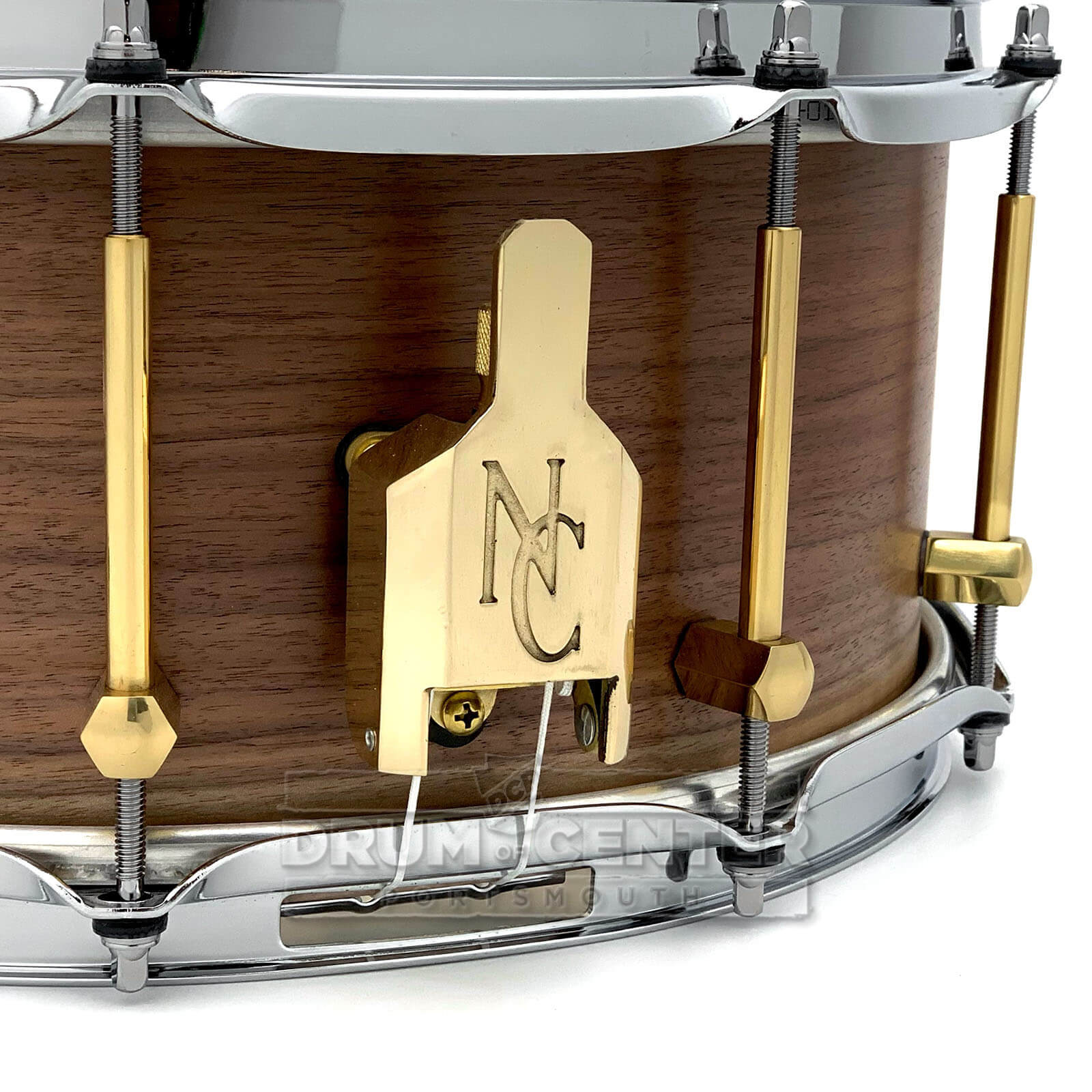 Noble & Cooley Solid Shell Classic Walnut Snare Drum 14x6 Natural Oil - Drum Center Of Portsmouth