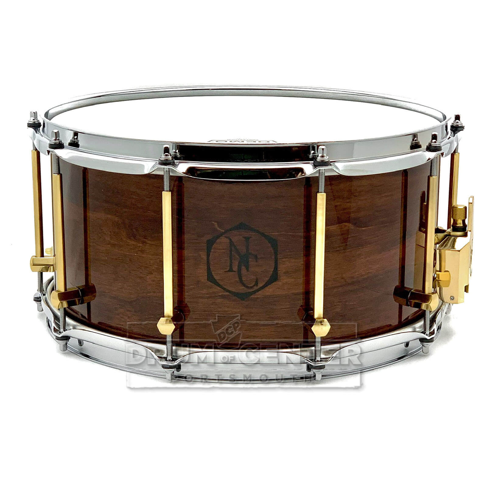 Noble & Cooley Solid Shell Classic Walnut Snare Drum 14x7 Natural Gloss - Drum Center Of Portsmouth