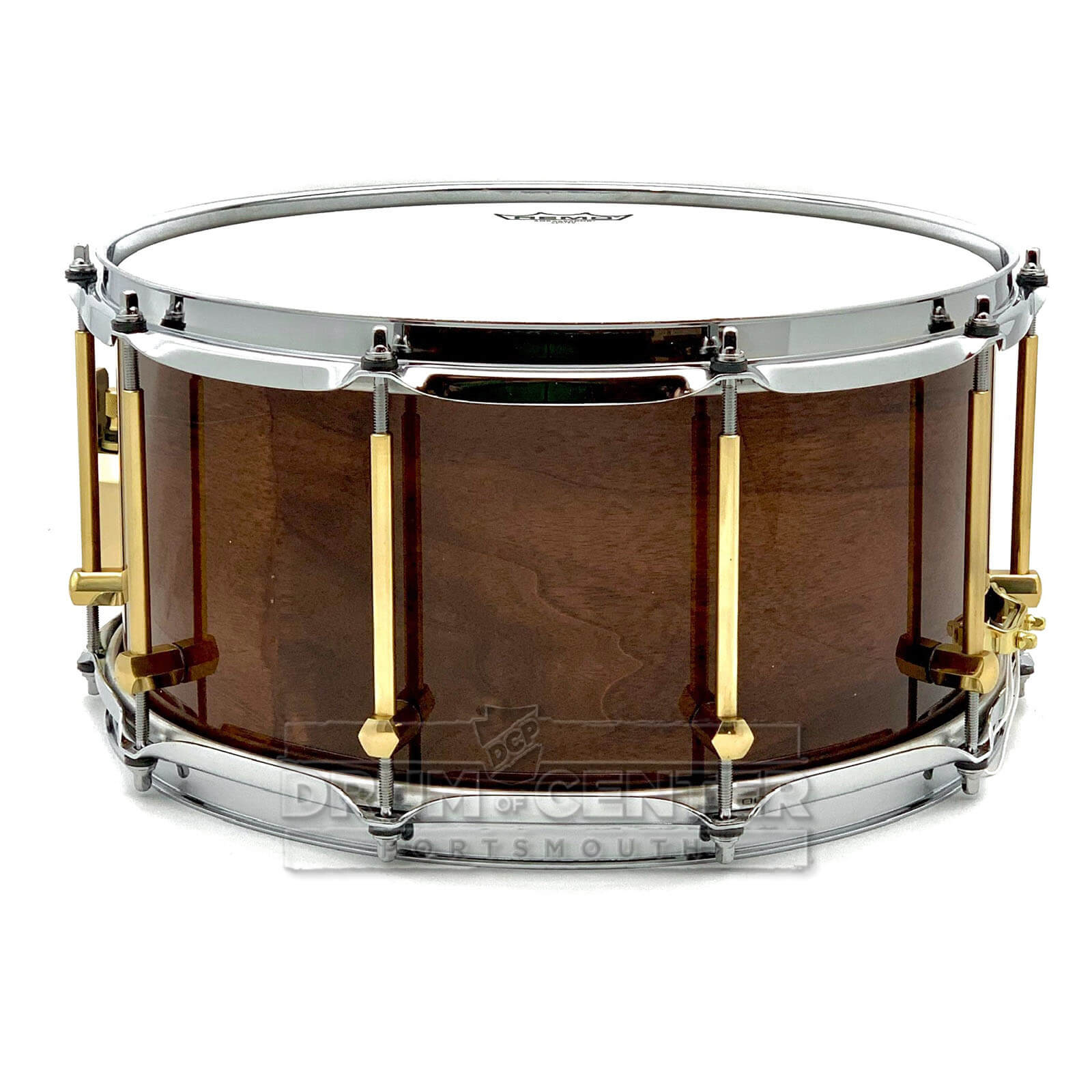 Noble & Cooley Solid Shell Classic Walnut Snare Drum 14x7 Natural Gloss