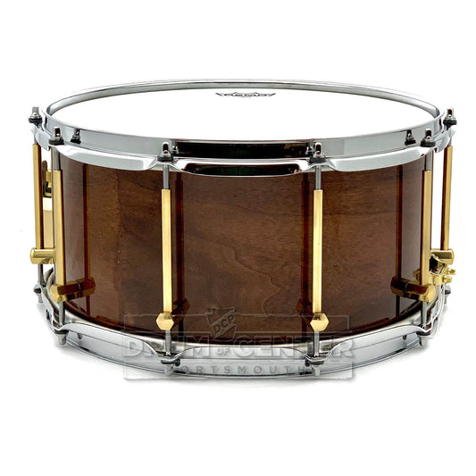 Noble & Cooley Solid Shell Classic Walnut Snare Drum 14x7 Natural Gloss - Drum Center Of Portsmouth