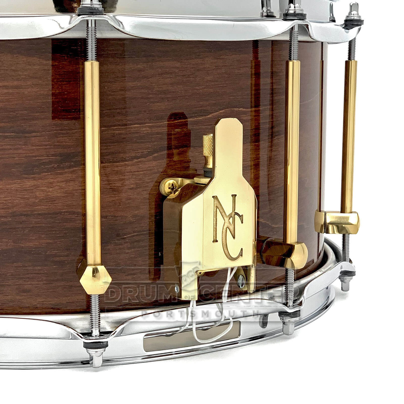 Noble & Cooley Solid Shell Classic Walnut Snare Drum 14x7 Natural Gloss - Drum Center Of Portsmouth