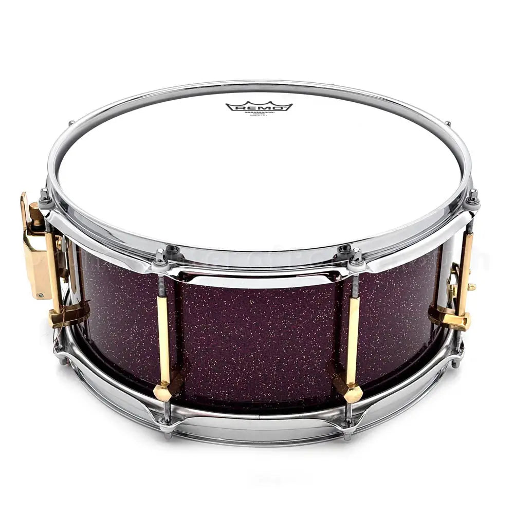 Noble & Cooley Solid Shell Classic Cherry Snare Drum 13x6 Burgundy Sparkle - Drum Center Of Portsmouth