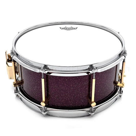 Noble & Cooley Solid Shell Classic Cherry Snare Drum 13x6 Burgundy Sparkle - Drum Center Of Portsmouth
