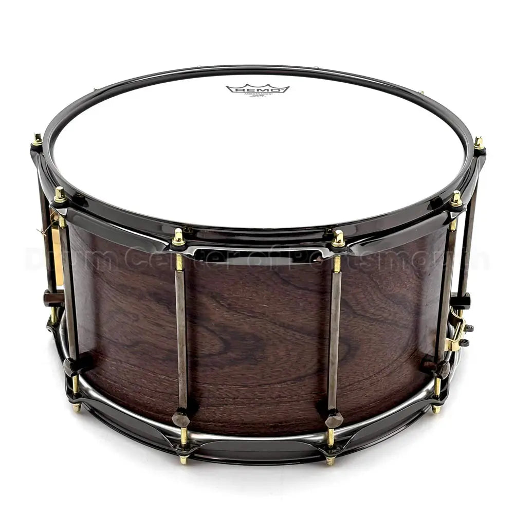 Noble & Cooley Solid Shell Classic Hackberry Snare Drum 14x8 Espresso Satin - Drum Center Of Portsmouth