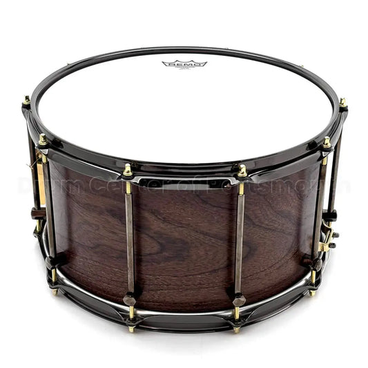 Noble & Cooley Solid Shell Classic Hackberry Snare Drum 14x8 Espresso Satin - Drum Center Of Portsmouth