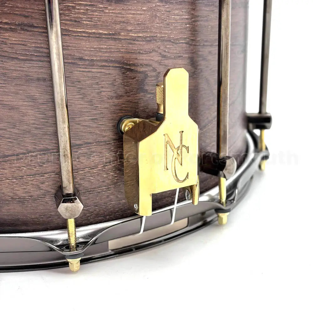 Noble & Cooley Solid Shell Classic Hackberry Snare Drum 14x8 Espresso Satin - Drum Center Of Portsmouth