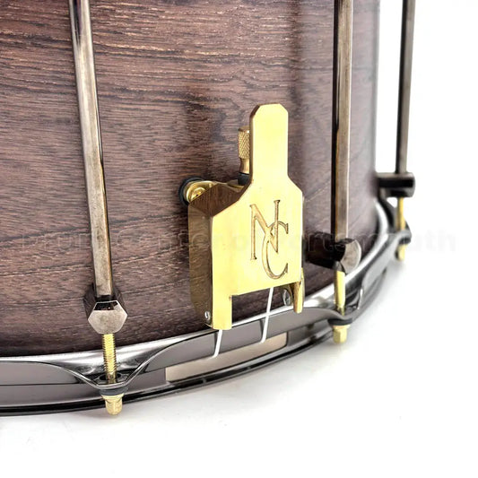 Noble & Cooley Solid Shell Classic Hackberry Snare Drum 14x8 Espresso Satin - Drum Center Of Portsmouth