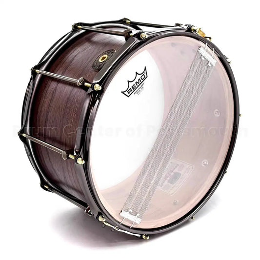 Noble & Cooley Solid Shell Classic Hackberry Snare Drum 14x8 Espresso Satin - Drum Center Of Portsmouth