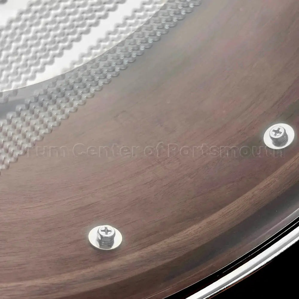 Noble & Cooley Solid Shell Classic Walnut Snare Drum 14x7 w/Fractal Pattern - Drum Center Of Portsmouth