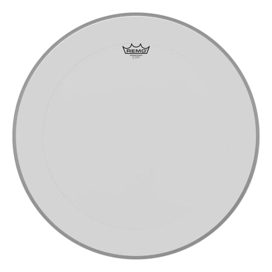 Remo Powerstroke P3 Coated Bass Drumhead 24" No Stripe, w/Impact Patch - Drum Center Of Portsmouth