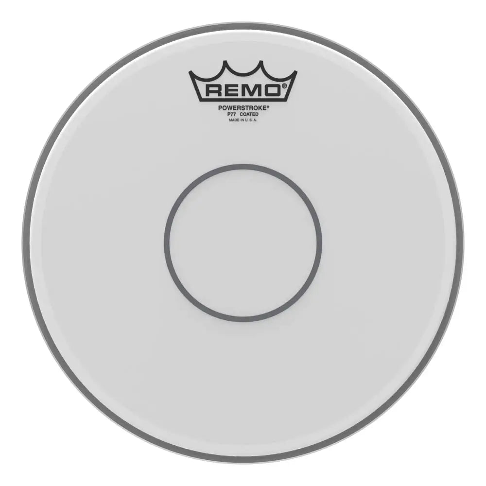 Remo Powerstroke 77 Drum Head 10" Coated w/Clear Top Dot - Drum Center Of Portsmouth