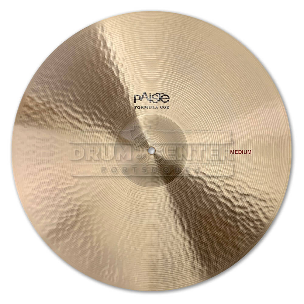 Paiste Custom Formula 602 Medium Crash Ride Cymbal 22" 2787 grams - Drum Center Of Portsmouth