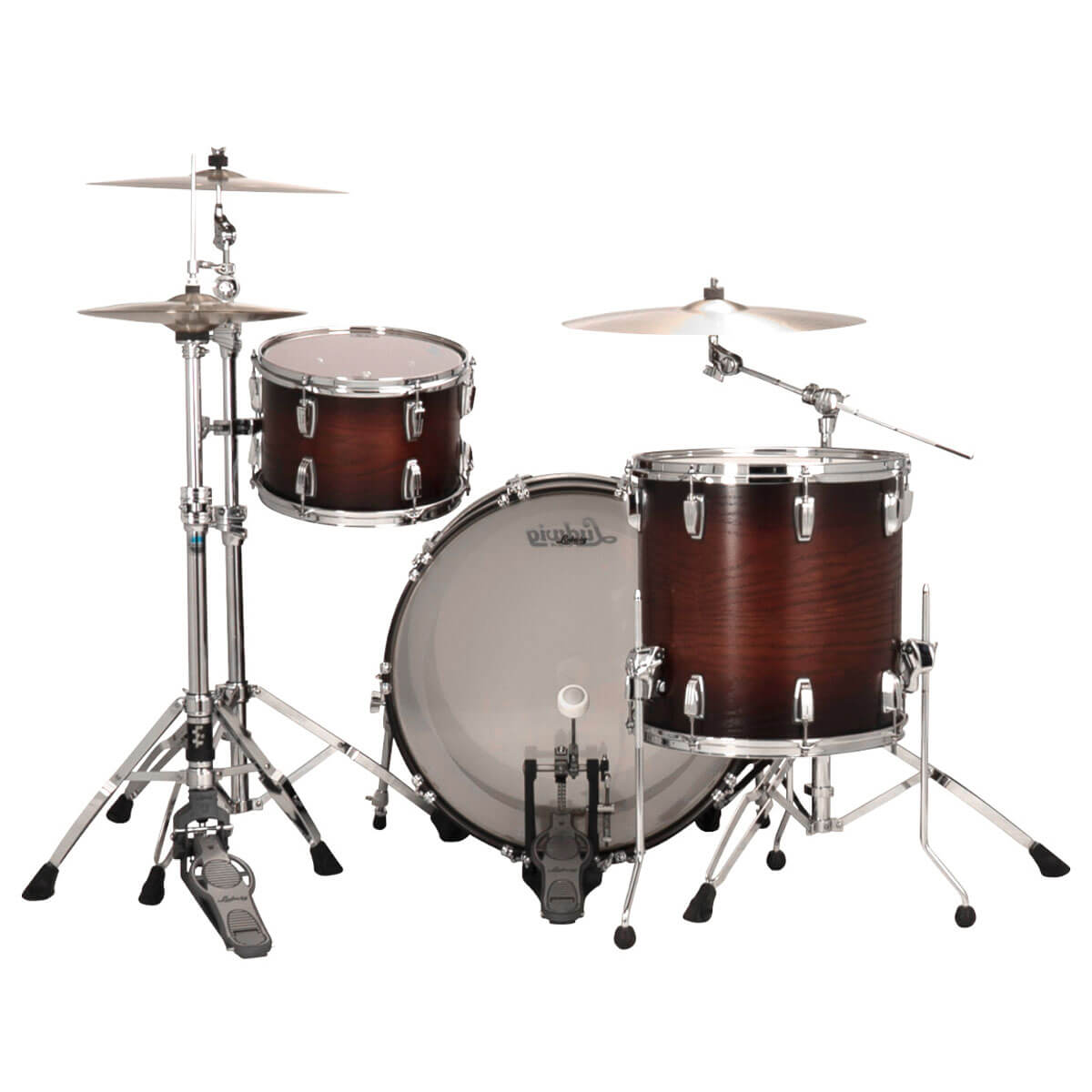 Ludwig Classic Oak 3pc Drum Set Brown Burst 24/13/16 - Drum Center Of Portsmouth