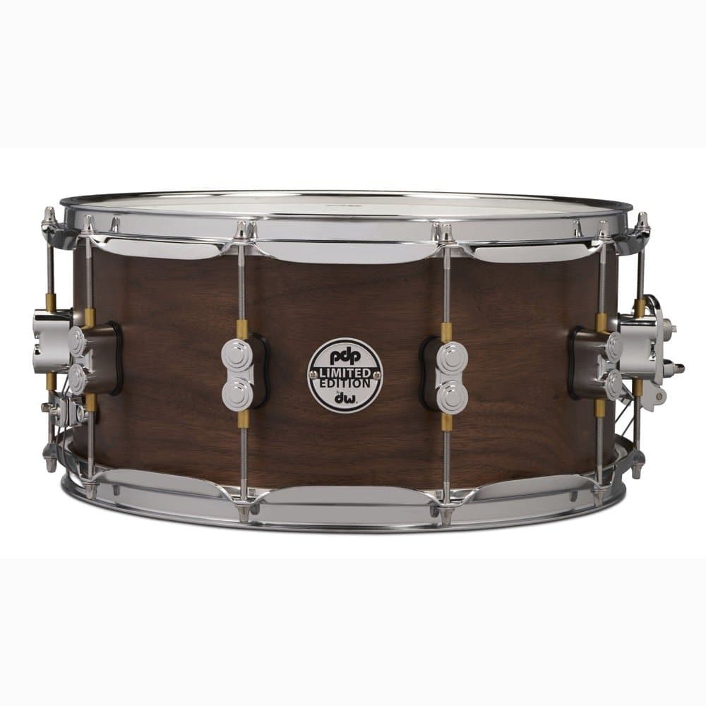 PDP Limited Edition Maple/Walnut Snare Drum 13x7 Natural Satin