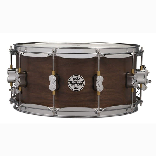 PDP Limited Edition Maple/Walnut Snare Drum 13x7 Natural Satin
