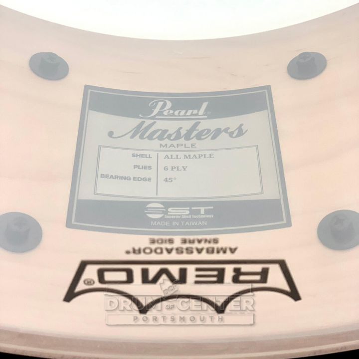 Pearl Masters Maple MM6 Snare Drum 14x6.5 Red Oyster Swirl