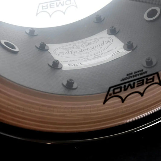 Pearl Masterworks 20-Ply Snare Drum 14x8 Piano Black - Drum Center Of Portsmouth