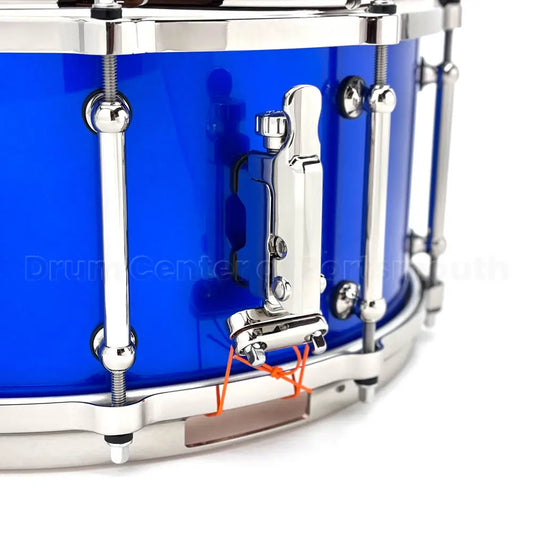 Pearl Masterworks Maple/Gum Snare Drum 14x6.5 Kobalt Blue Metallic w/Nickel Hw - Drum Center Of Portsmouth
