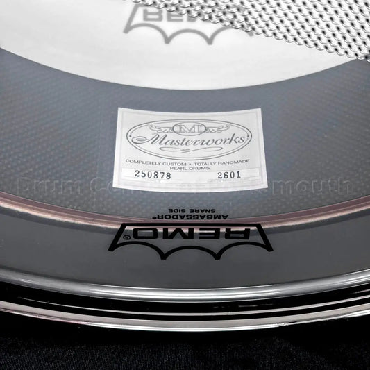 Pearl Masterworks Free Floating Maple Snare Drum 14x5 Purpler Craze w/Black Hw - Drum Center Of Portsmouth