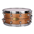 Used Pearl Music City Custom Solid Cherry 14x6.5 Snare Drum Natural w/Kingwood Inlay - Drum Center Of Portsmouth