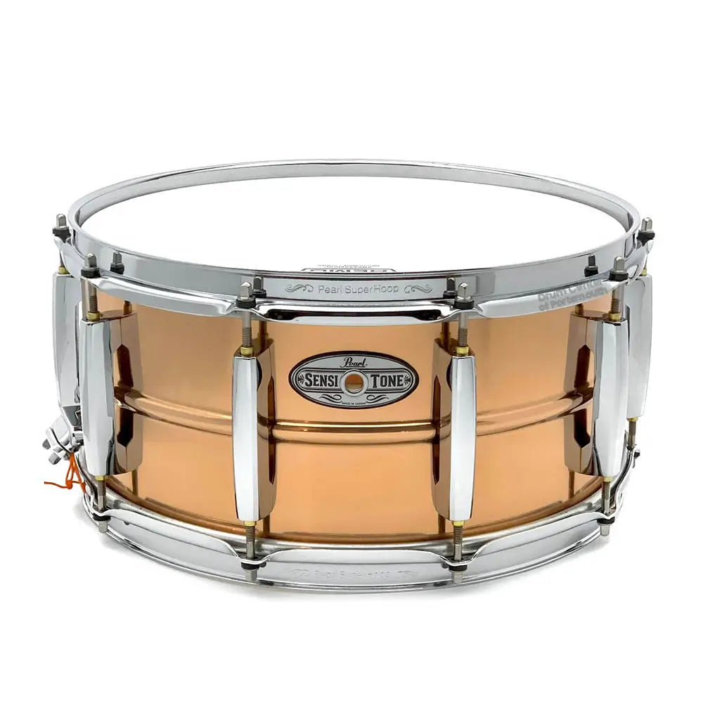 Pearl Sensitone Phosphor Bronze Snare Drum 14x6.5 w/CL Lugs Pearl Sensitone Phosphor Bronze Snare Drum 14x6.5 w/CL Lugs