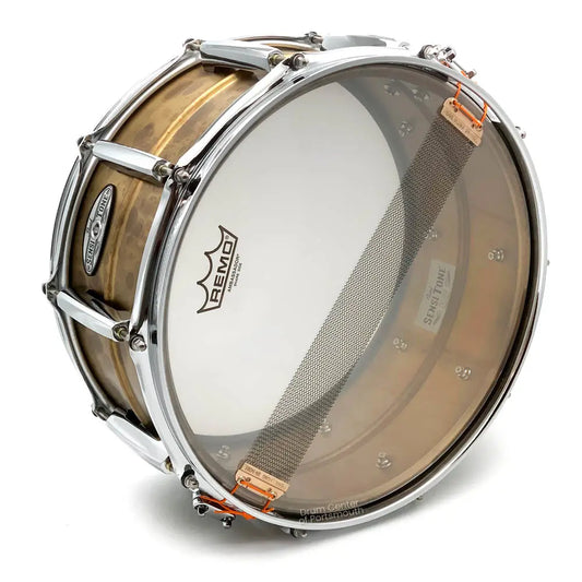 Pearl Sensitone Raw Brass Snare Drum 14x6.5 - Drum Center Of Portsmouth