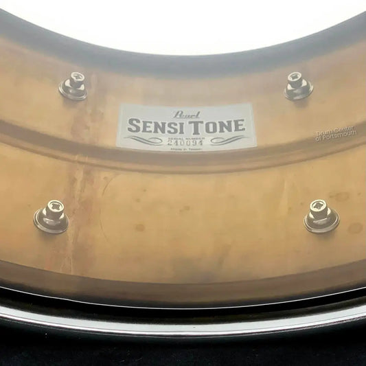 Pearl Sensitone Raw Brass Snare Drum 14x6.5 - Drum Center Of Portsmouth