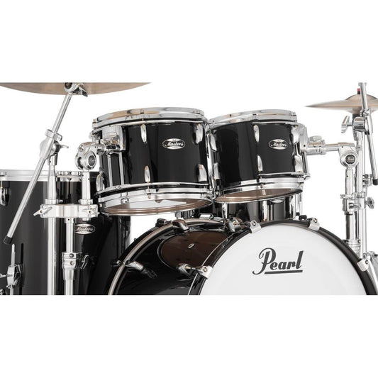 Pearl Masters Maple MM6 4pc Drum Set w/22x18BD w/Standard R2 Mounts Piano Black