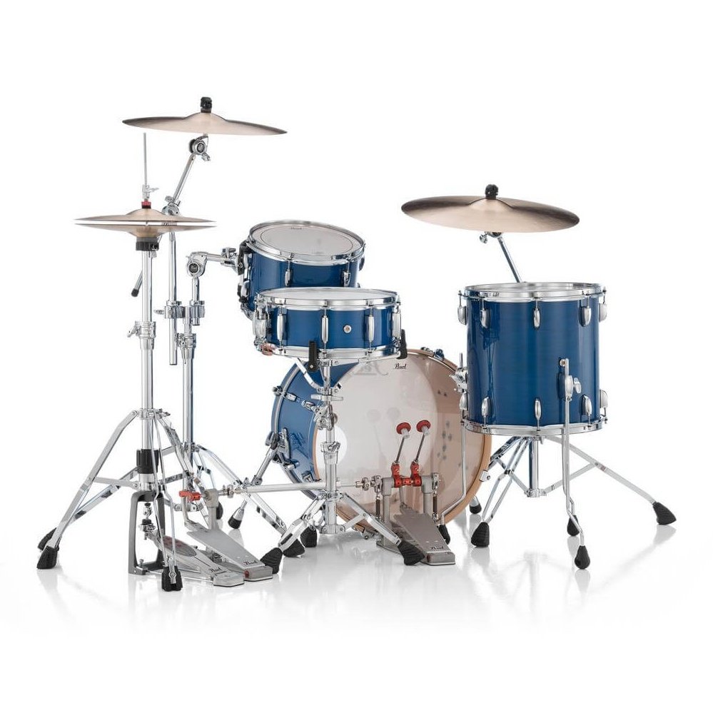 Pearl Professional Maple 3pc Drum Set 20/12/14 Sheer Blue