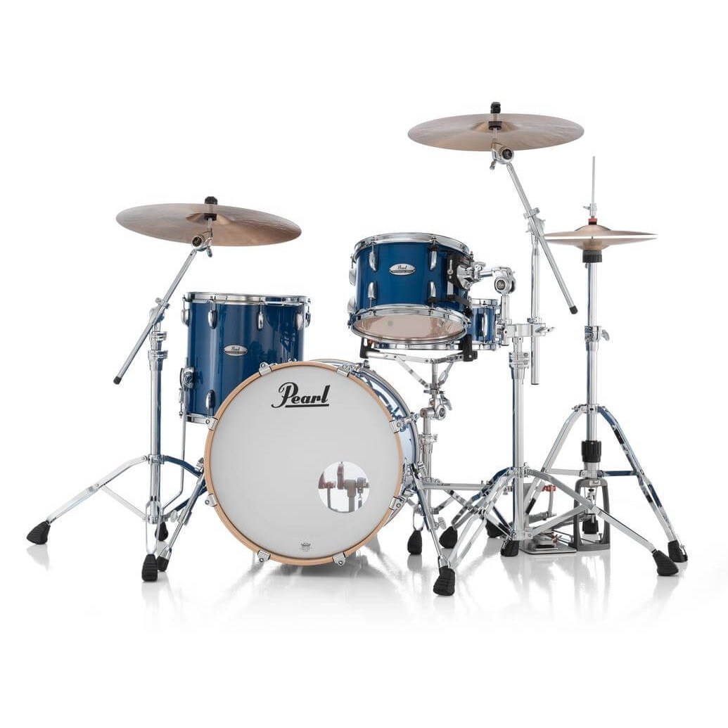 Pearl Professional Maple 3pc Drum Set 20/12/14 Sheer Blue