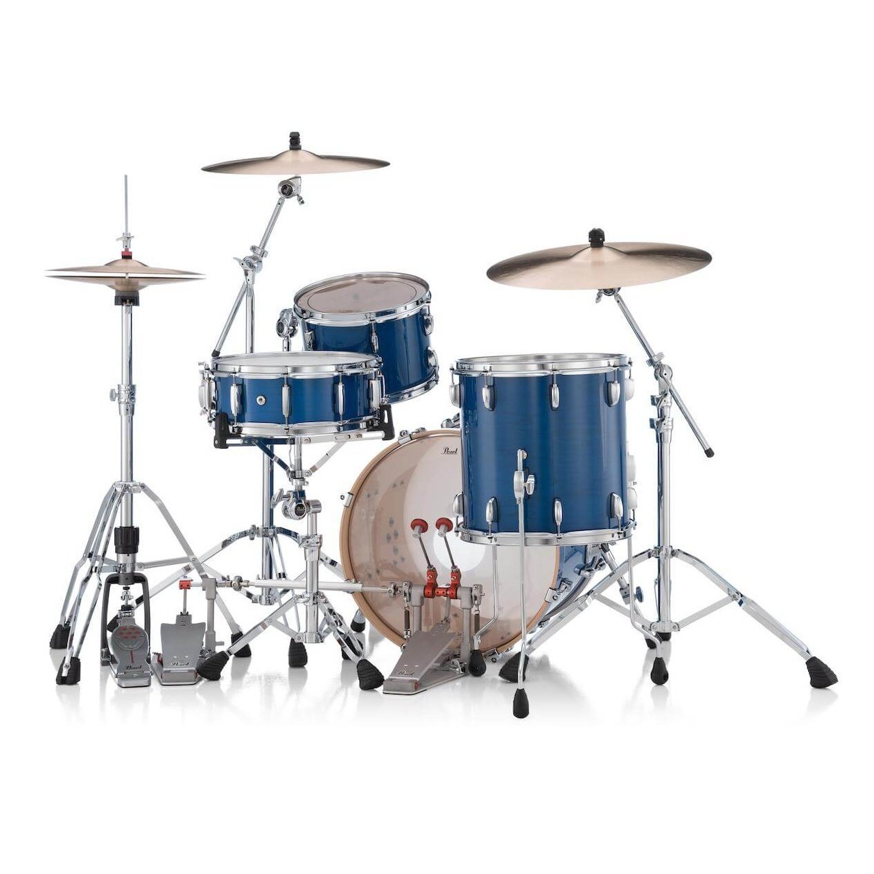 Pearl Professional Maple 3pc Drum Set 20/12/14 Sheer Blue