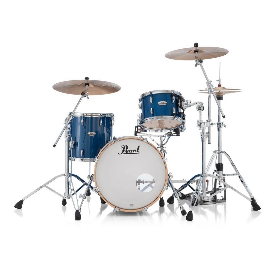 Pearl Professional Maple 3pc Drum Set 20/12/14 Sheer Blue