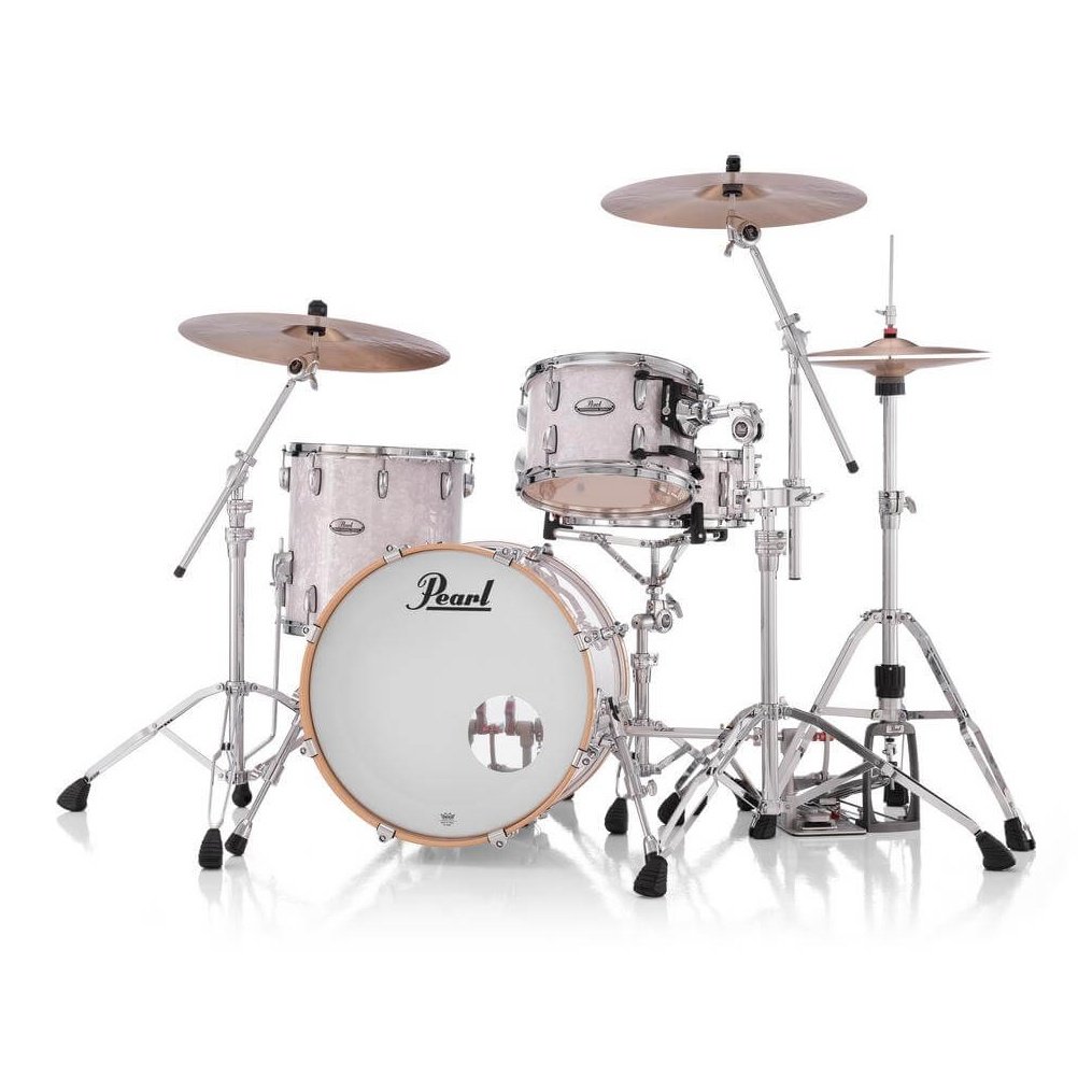 Pearl Professional Maple 3pc Drum Set 20/12/14 White Marine Pearl