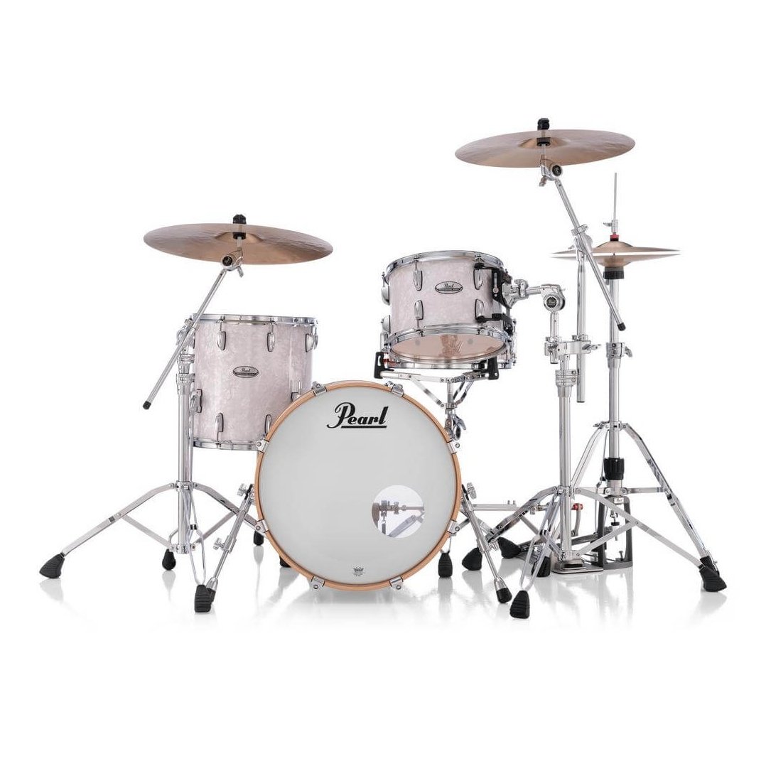 Pearl Professional Maple 3pc Drum Set 20/12/14 White Marine Pearl