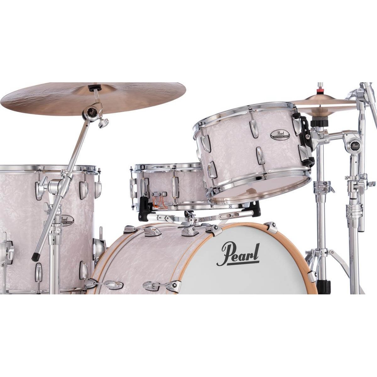 Pearl Professional Maple 3pc Drum Set 20/12/14 White Marine Pearl