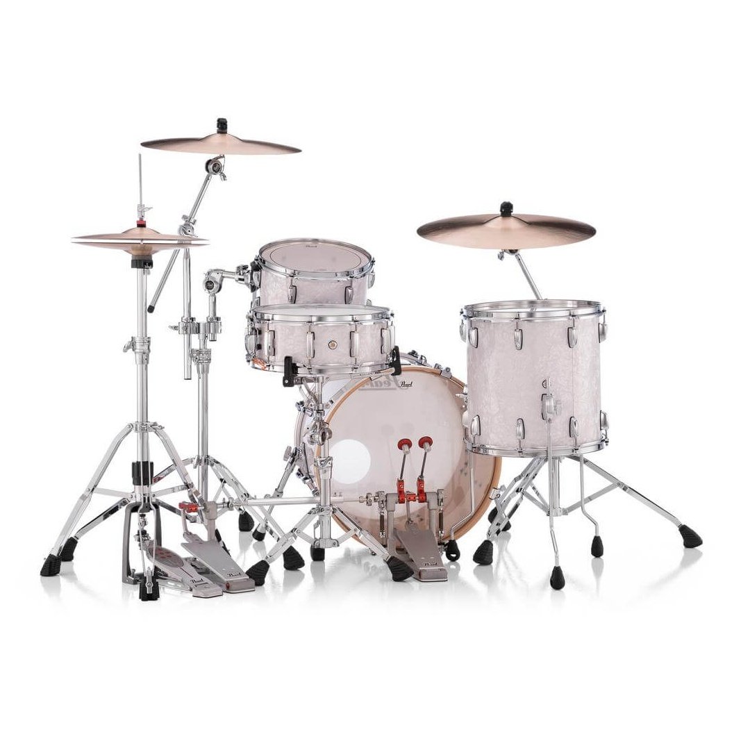 Pearl Professional Maple 3pc Drum Set 20/12/14 White Marine Pearl