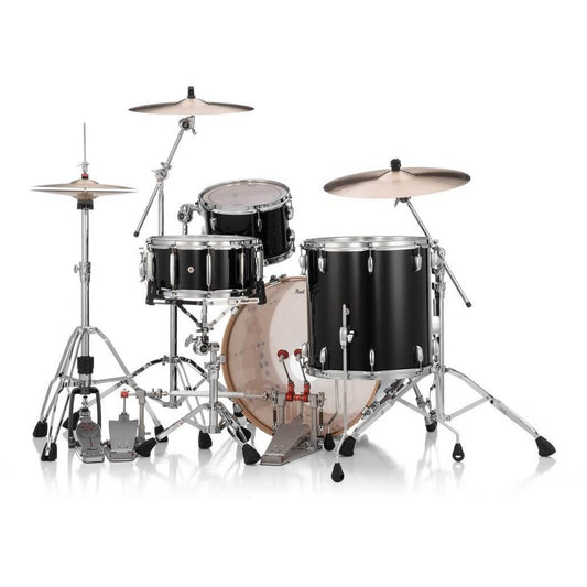 Pearl Professional Maple 3pc Drum Set 22/12/16 Piano Black