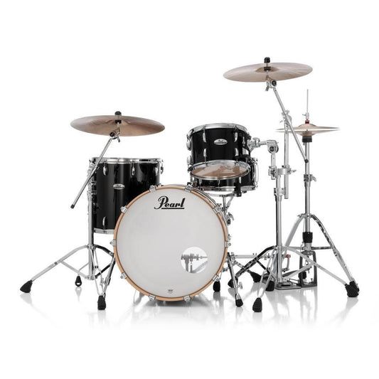 Pearl Professional Maple 3pc Drum Set 22/12/16 Piano Black